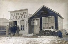 Sturgis SD West Oak Land Co 1913 RPPC Photo Postcard COPY picture