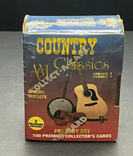 1992 Collect-A-Card Country Classics Series I Complete Set Factory Sealed picture