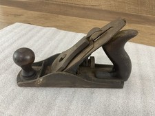 Vintage STANLEY Bailey No. 4 Smooth Bottom Hand Plane Wood Handle picture