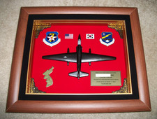 2009 USAF 607th Air Operations Center U2 Dragon Lady Shadow Box Plaque picture