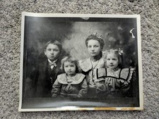 Vtg Lot Of 3 1900s Professional Portraits. Sister, Family Class Photo Victorian picture