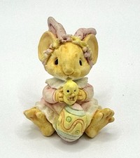 EUC Ganz Little Cheesers Sweet Cicely & Easter  Egg Figurine (1991 - #05653) picture