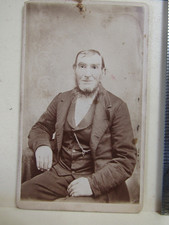 c1880s? C.C. Schriver CDV Tyrone PA George B. Smith plus more info on back photo picture