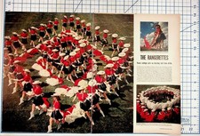 1950s Texas Rangerettes Kilgore College Magazine Ad Gotham Gold Stripe Stockings picture