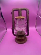 Antique vintage Rare Dietz Monarch kerosene lantern Red picture