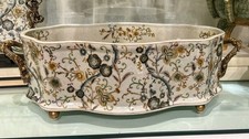 Beautiful Twine Garden Porcelain Large Planter,Jardiniere-22'' x 6.5''H picture