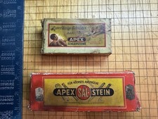 RARE NOS Vintage Apex Stones Set of 2 UNOPENED Made In Germany Whetstones Hone picture