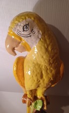 Rare Find Mid-century Japanese Porcelain Ceramic Lg Bird Statue Very Collectible picture