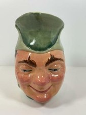 Vintage Puck Toby Mug Jug Hand Painted Lancaster Sandland England 5.25