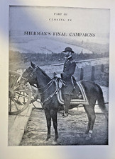 1912 Vintage Illustration General William Tecumseh Sherman on Horseback picture