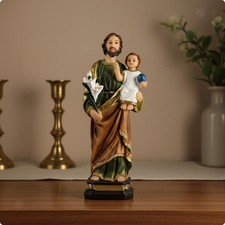 Jesus Statue Detailed Sculpting Resin Jesus Statue Indoor Display for Christians picture