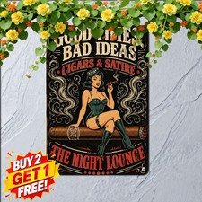 Socialism Stinks Cigars Don't Retro Political Metal Tin Sign picture