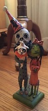 Bethany Lowe Debra Schoch Edgar, Ellen and Little Poe Figurine Halloween Retired picture