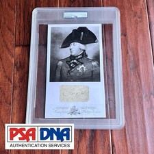 KING GEORGE III Autograph CUT SIGNATURE Engraving Signed * England * PSA/DNA picture