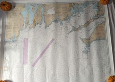 NOAA Map Martha's Vineyard to Block Island Soundings In Feet Nautical Chart GC picture