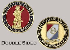Ohio Military Reserve Operation Steady Resolve 2020 Challenge Coin  J#18 picture