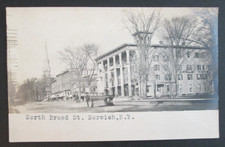 North Broad Street Norwich NY Unposted RPPC Postcard picture