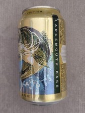 rare Busch 2021 LARGEMOUTH BASS Limited Edition FISH Empty Beer Can   picture