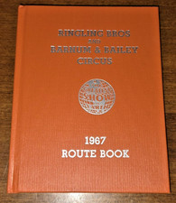 1967 Ringling Bros and Barnum & Bailey Circus route book picture