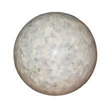 Large 4” Milky Quartz Crystal Sphere Ball 3.16 lb 1.43 kg Polished Translucent picture