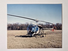 Bell 47G-2A N8440E S/N 2657 June 1961 Helicopter 8x10 Color Archive Photo picture
