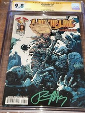 Witchblade 107 from 1995 CGC 9.8 Signed Ron Marz 6/21 NYC Comicon - Clean picture