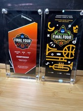 2020 NCAA Final Four Canceled Commemorative Ticket Acrylic Set (Men's & Women's) picture