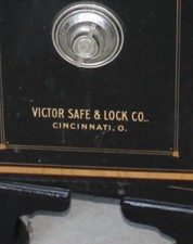 Victor Safe & Lock Co.  Lettering, Gold Metallic Reproduction picture