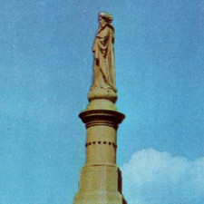 * VTG Postcard Chrome National Soldiers Monument 3000 Civil War Dead Cemetery PA picture
