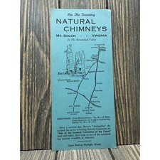 Vintage Natural Chimneys Mt. Solon Virginia Pamphlet picture
