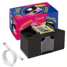 4-Deck Automatic Battery Operated Playing Card Shuffler Casino Casino BlackJack picture