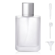 Frosted Glass Perfume Spray Bottle 100ml 3.4 Oz Empty Refillable Atomizer picture