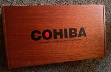 Cohiba Red Dot Wooden Cigar Box Dominican Republic - Empty picture