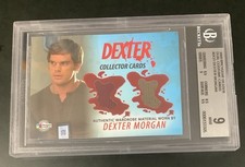 2009 Breygent Dexter Morgan Duel Costume Card #DCI1 Beckett Graded 9 picture