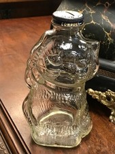 Vintage Grapette Products Company Family Beverage Syrup CAT Figure Coin Bank picture
