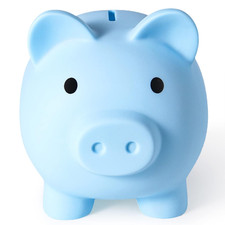 PJDRLLC Piggy Bank for Kids - Unbreakable Plastic Money Bank - Large Size picture