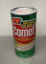 Vintage Comet Cleanser Soap Container Tin Cardboard Sealed Full picture