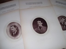 3 ZULU WAR 24TH  OFFICERS KILLED AT ISANDLWANA-DALY, DYSON, & DYER picture