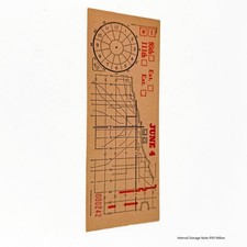 Vintage Chicago Surface Lines Bus Streetcar Transfer Ticket June 4 picture