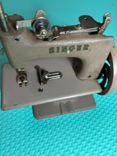 Vintage Singer Child’s Mini Sewing Machine Hand Crank USA 1950’s Genuine Tan picture