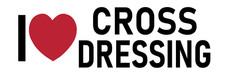 I Love Cross Dressing Sticker Large 3x9 Fun Joke Fetish Stickers picture