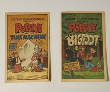 1989 POPEYE Meets Bigfoot/Time Machine Mini-Comic PROMO Quaker Inst. Oatmeal VF picture