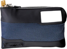 Locking Money Bag with Key Lock and Zipper, 11-1/2 In. Portable Pouch picture
