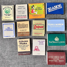 Matchbook Lot (12) Boston Mid-Atlantic Restaurants, Locke-Ober, Chez Francois picture