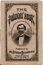 1875 The Phunny Book almanac Ephriam Muggins 4 in by 6.25 inch Rare/Scarce picture