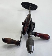 Vintage Millers Falls No 120B Two Speed Breast Drill Hand Crank Tool USA Woodwor picture