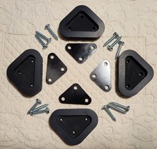 Rubber Foot Pads for Railroad Conductor's Step box or Stool - Replacement Kit picture