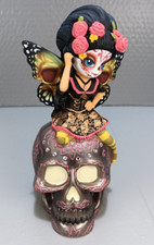Hamilton Collection Sugar Skull Fairy SPIRIT OF THE BLISSFUL JOY by JBG Glows picture