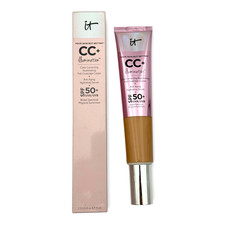 IT Cosmetics CC+ Illumination SPF 50+ Medium Tan Display Box Tube 2.53 oz JUMBO picture