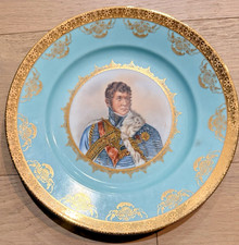 J.K.W. Western Germany Fine Porcelain Portrait Plate Napoleon Bonaparte picture